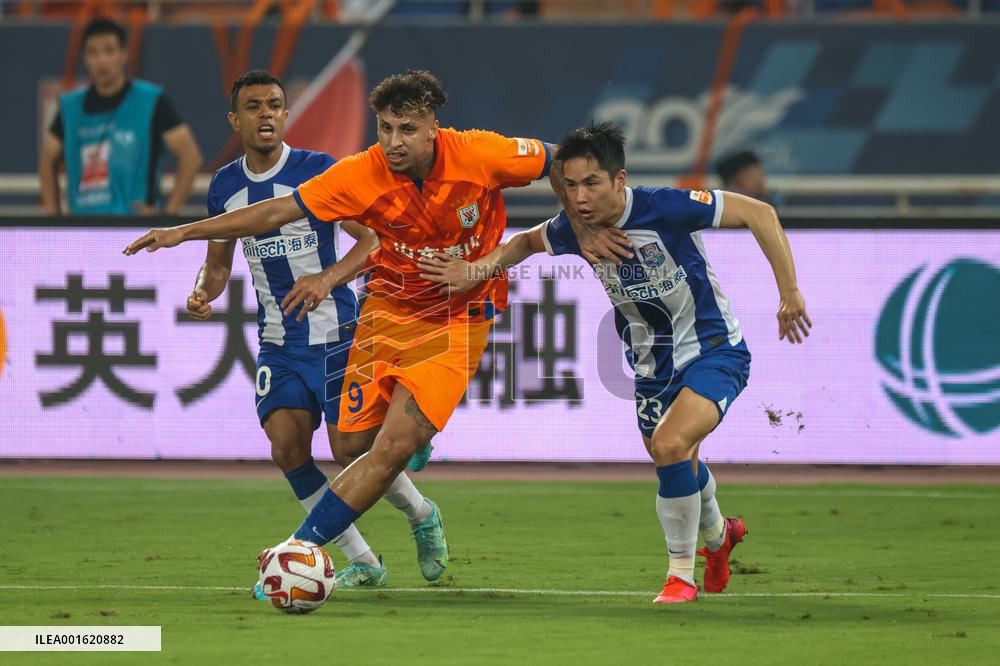 (SP)CHINA-JINAN-FOOTBALL-CSL-SHANDONG VS TIANJIN (CN)
