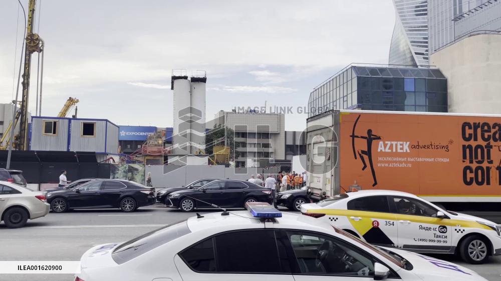 Drone shot down by air defense near Moscow