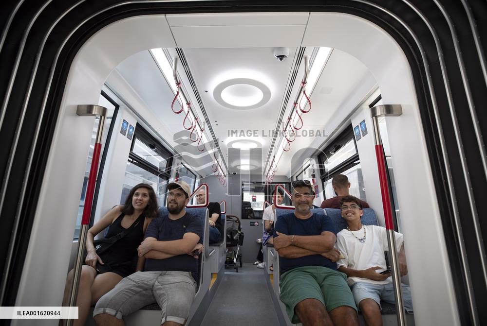 ISRAEL-TEL AVIV-LIGHT RAIL LINE