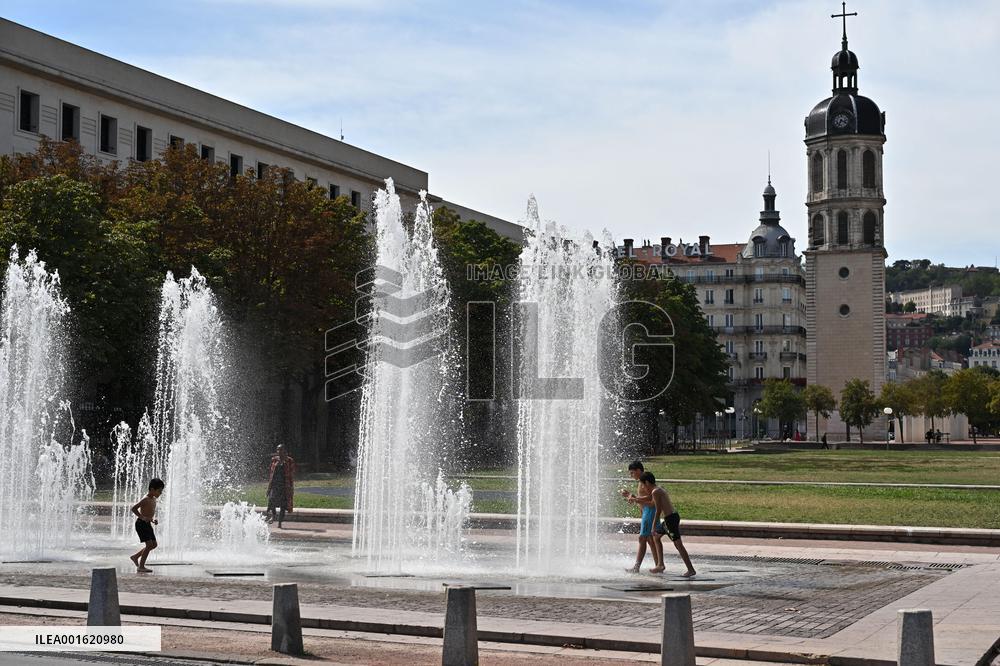 Heatwave In Lyon