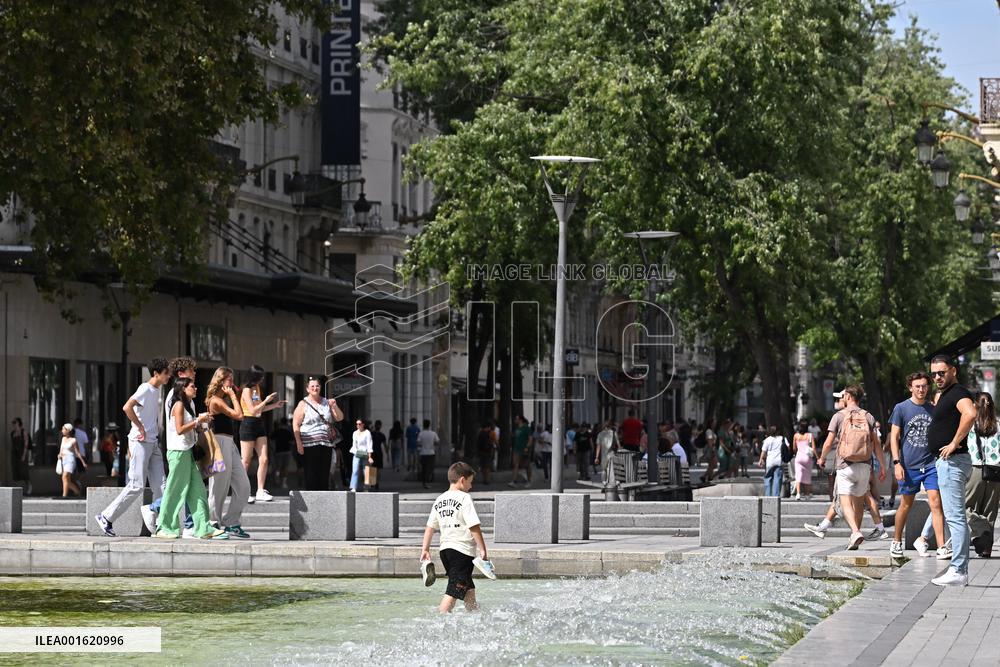Heatwave In Lyon