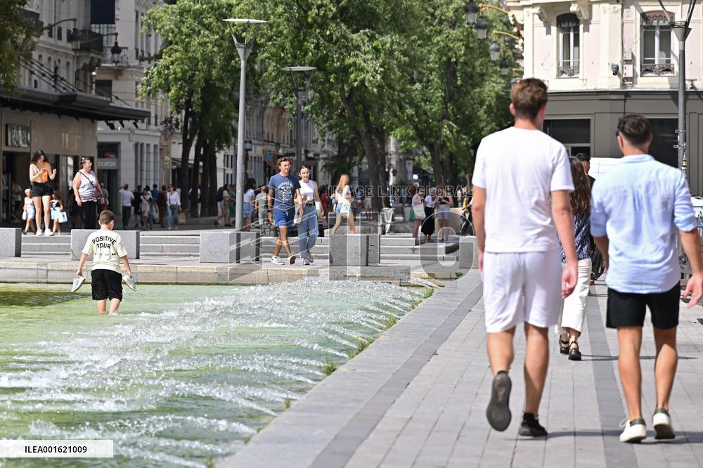Heatwave In Lyon
