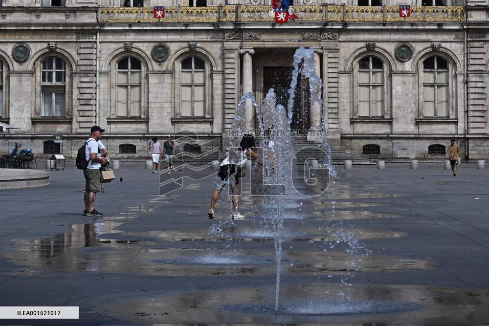 Heatwave In Lyon