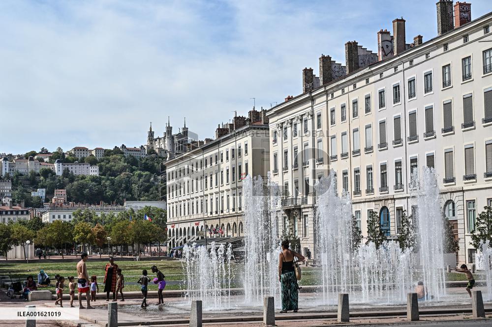 Heatwave In Lyon