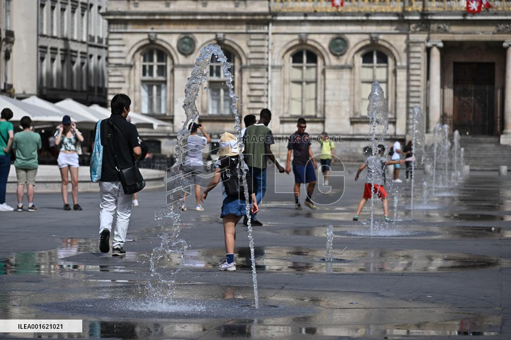 Heatwave In Lyon