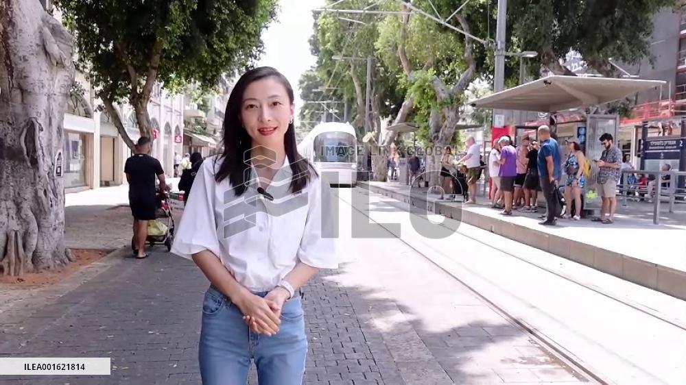 Israelis celebrate opening day of Tel Aviv's 1st light rail line