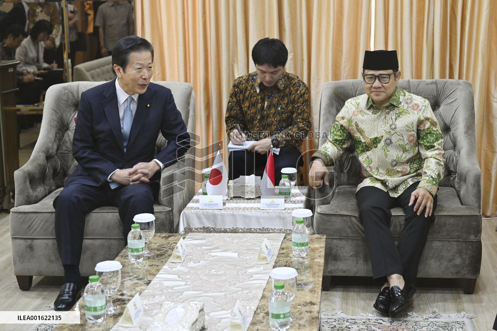 Japan Komeito party chief in Indonesia