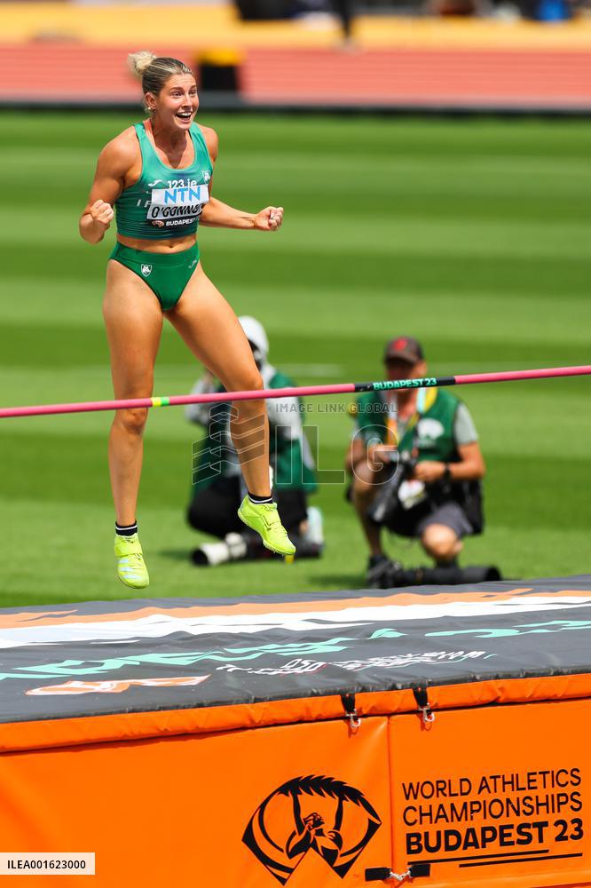 (SP)HUNGARY-BUDAPEST-ATHLETICS-WORLD CHAMPIONSHIPS-WOMEN'S HEPTATHLON-HIGH JUMP