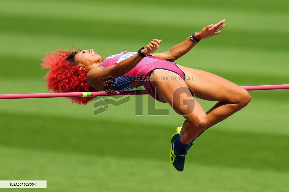 (SP)HUNGARY-BUDAPEST-ATHLETICS-WORLD CHAMPIONSHIPS-WOMEN'S HEPTATHLON-HIGH JUMP