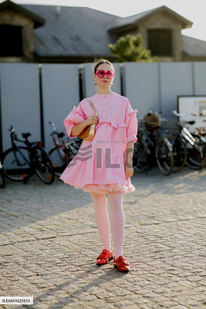 Street style during Copenhagen Fashion Week - Denmark