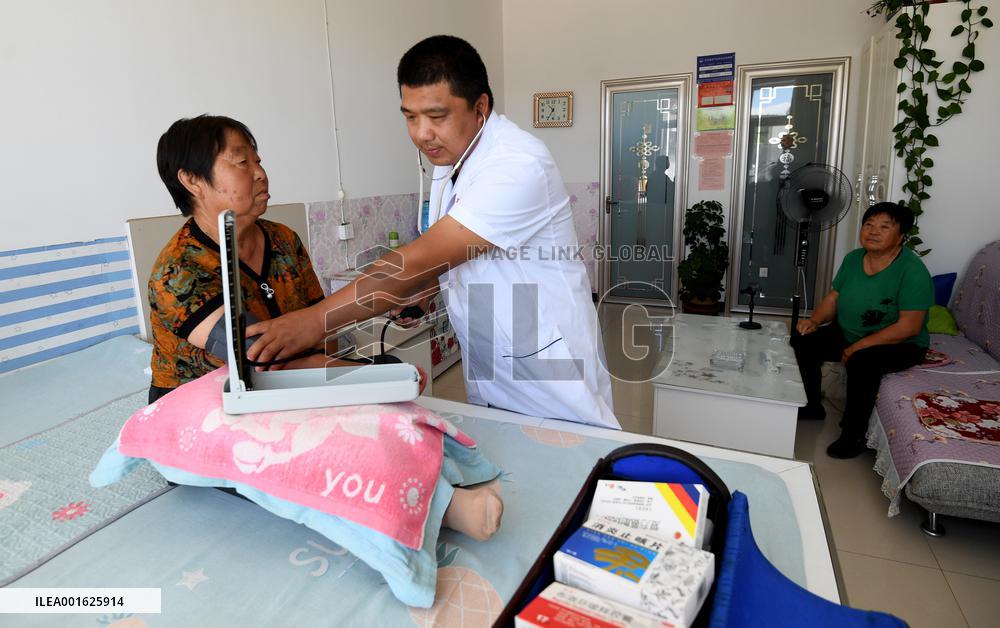 The Life Scene of The Mutual Aid Happiness Hospital and Elderly People in Zhangjiakou, China