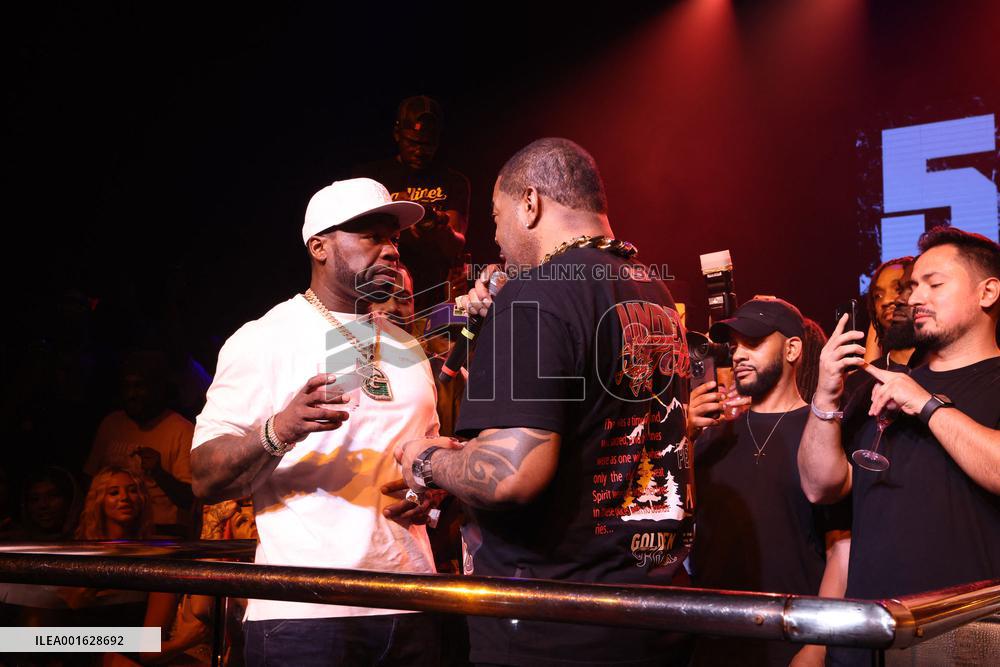 50 Cent, Flo Rida and Busta Rhymes at LIV - Miami