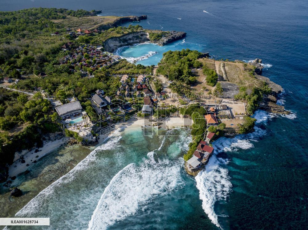 Illustration of Nusa Lembongan Island - Indonesia