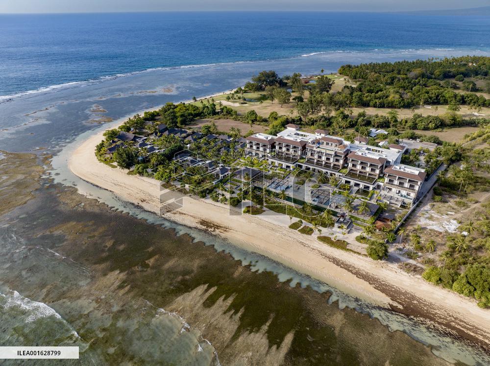 Illustration of Lombok Island - Indonesia