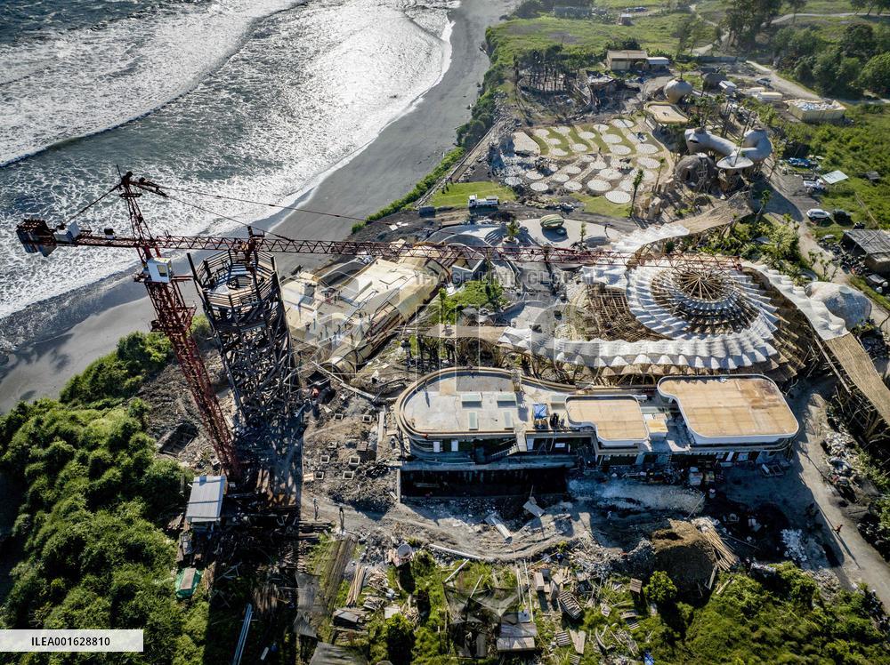 Illustration of Bali Island - Indonesia