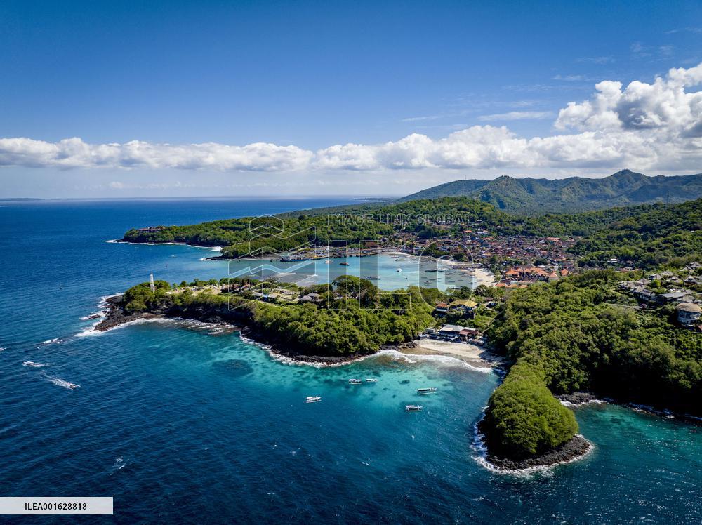 Illustration of Bali Island - Indonesia