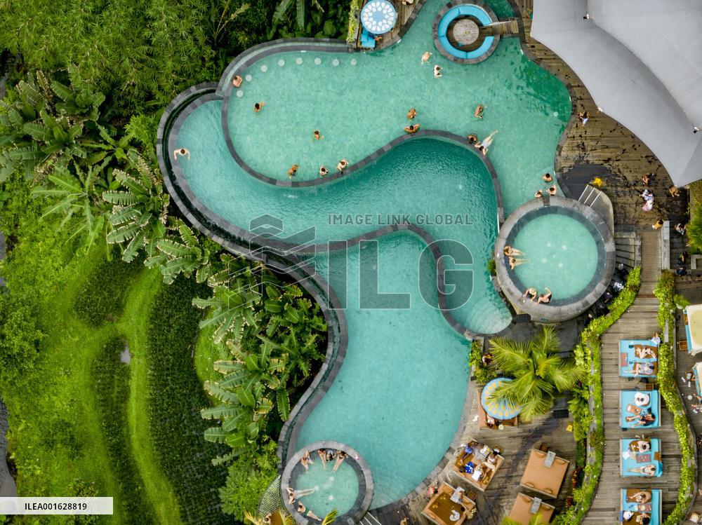 Illustration of Bali Island - Indonesia