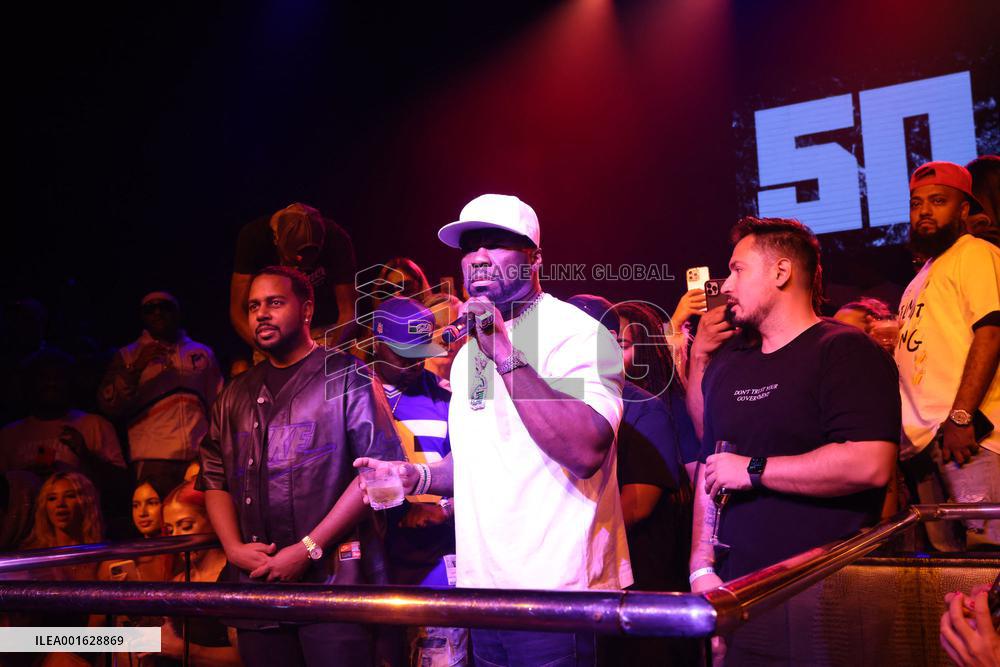 50 Cent, Flo Rida and Busta Rhymes at LIV - Miami