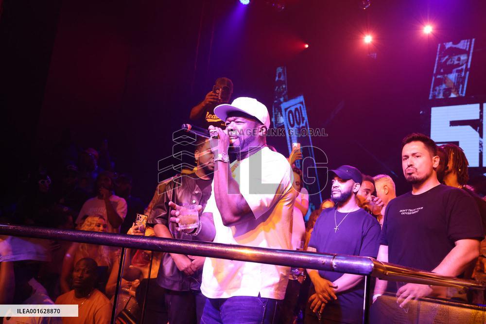 50 Cent, Flo Rida and Busta Rhymes at LIV - Miami