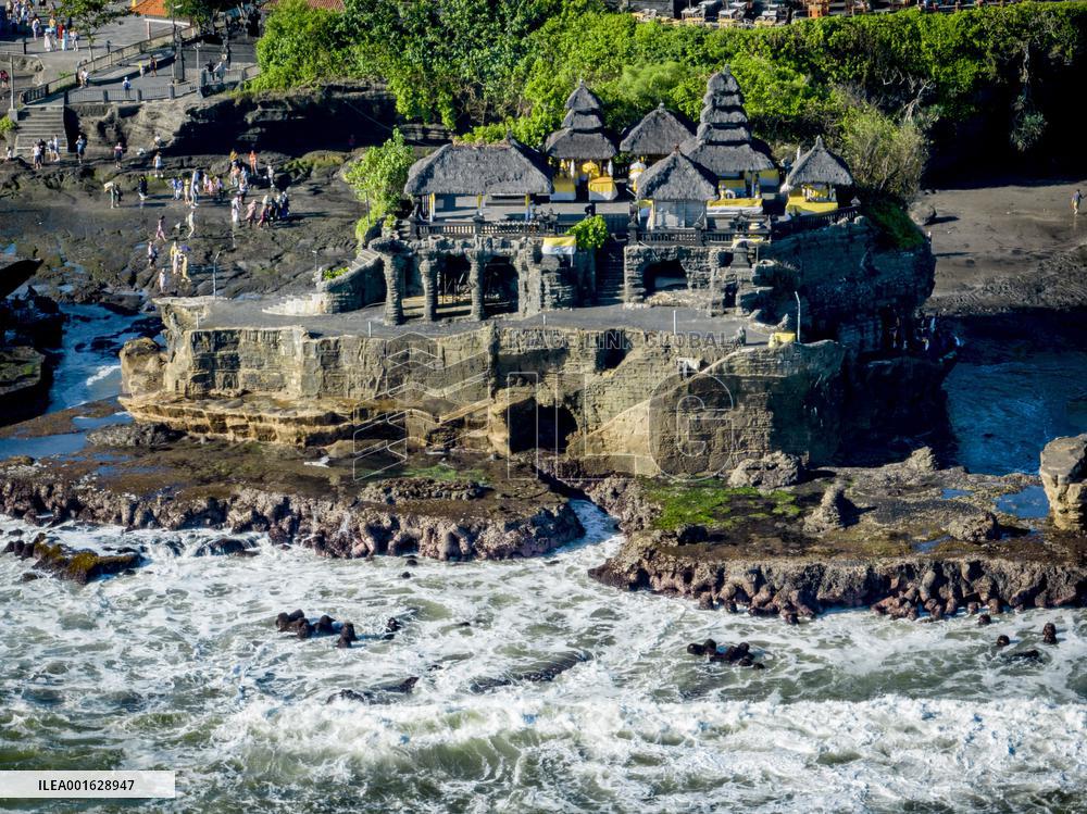 Illustration of Bali Island - Indonesia