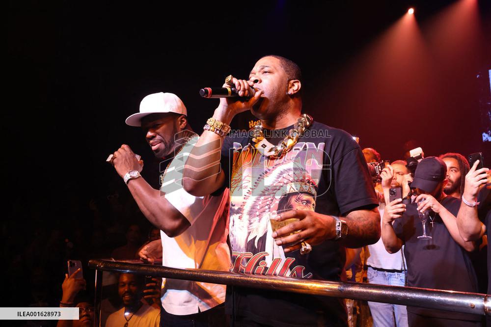 50 Cent, Flo Rida and Busta Rhymes at LIV - Miami