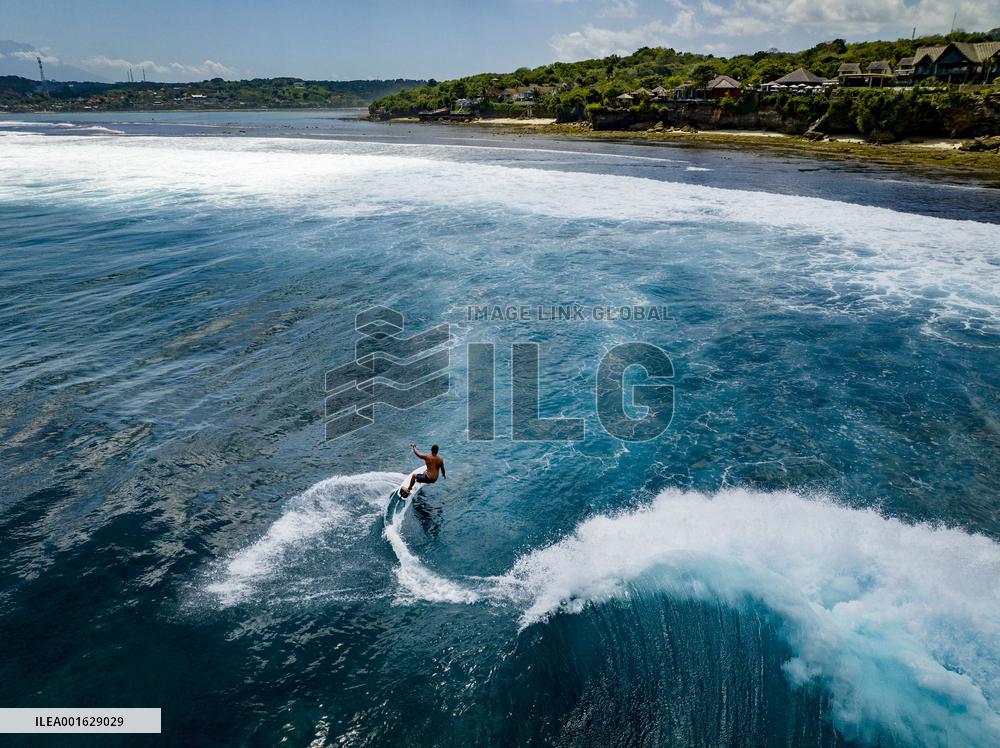 Illustration of Nusa Lembongan Island - Indonesia