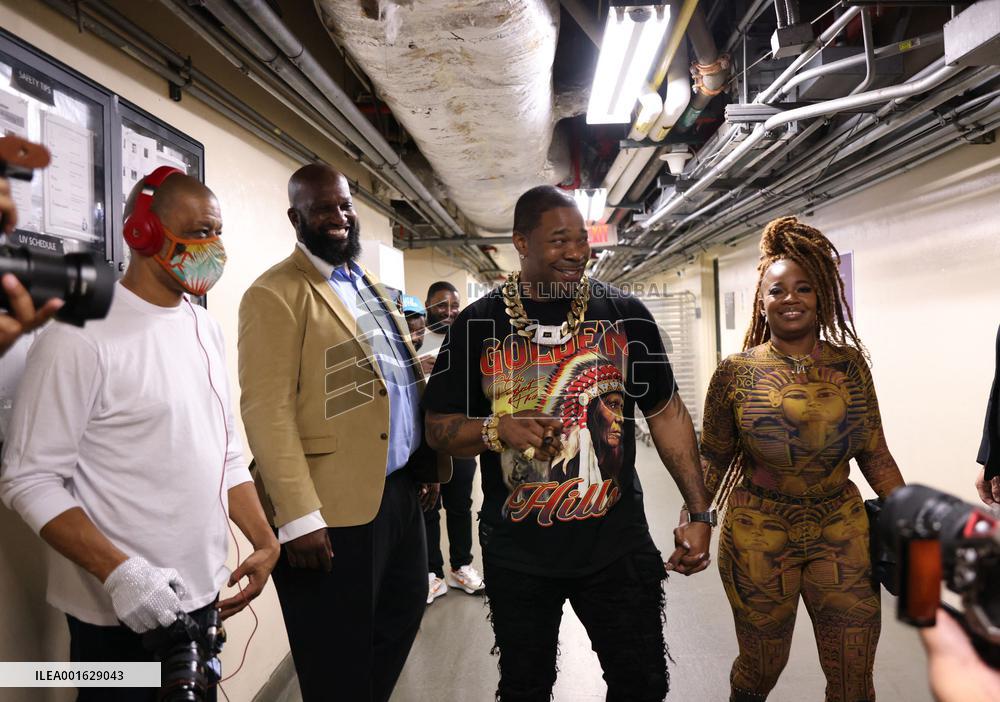 50 Cent, Flo Rida and Busta Rhymes at LIV - Miami