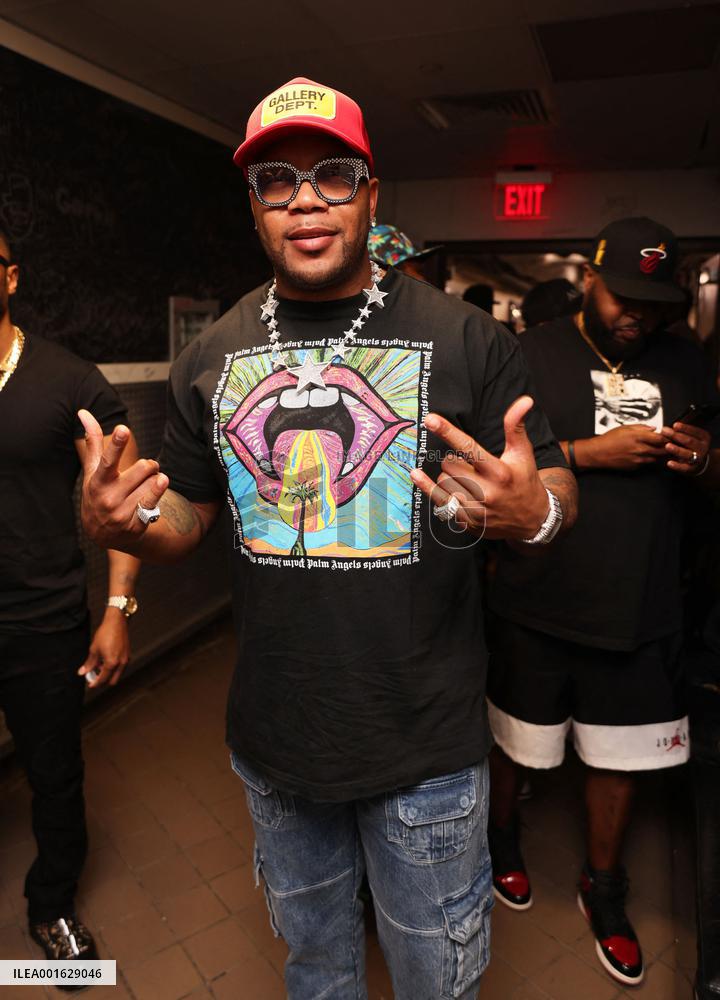 50 Cent, Flo Rida and Busta Rhymes at LIV - Miami