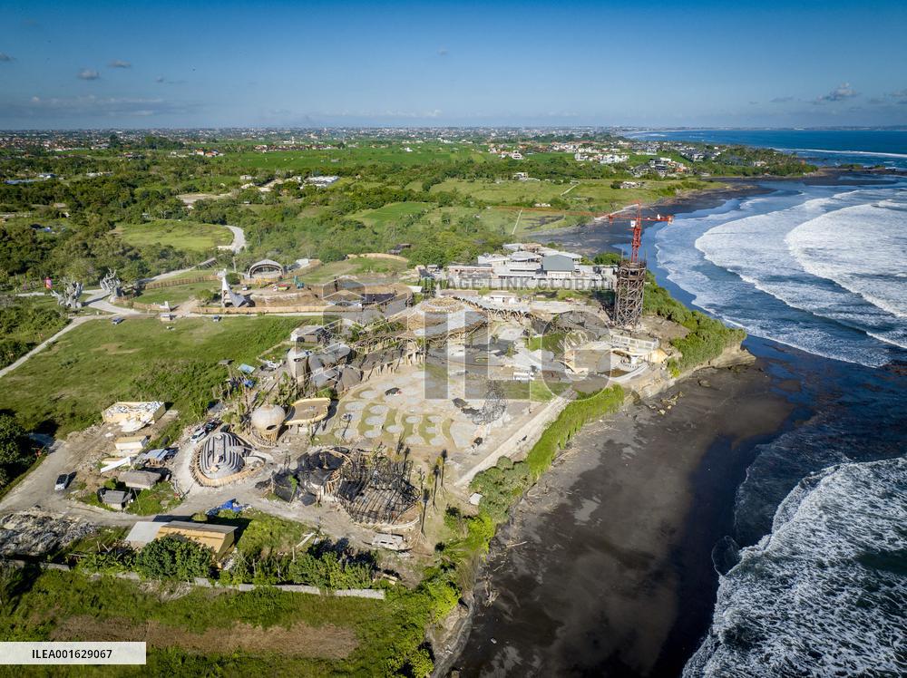 Illustration of Bali Island - Indonesia