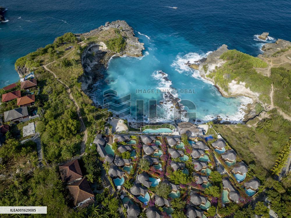 Illustration of Nusa Lembongan Island - Indonesia