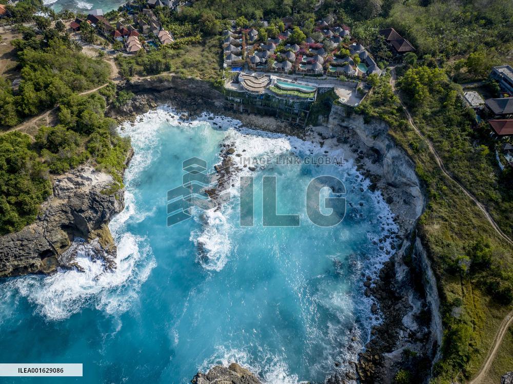 Illustration of Nusa Lembongan Island - Indonesia