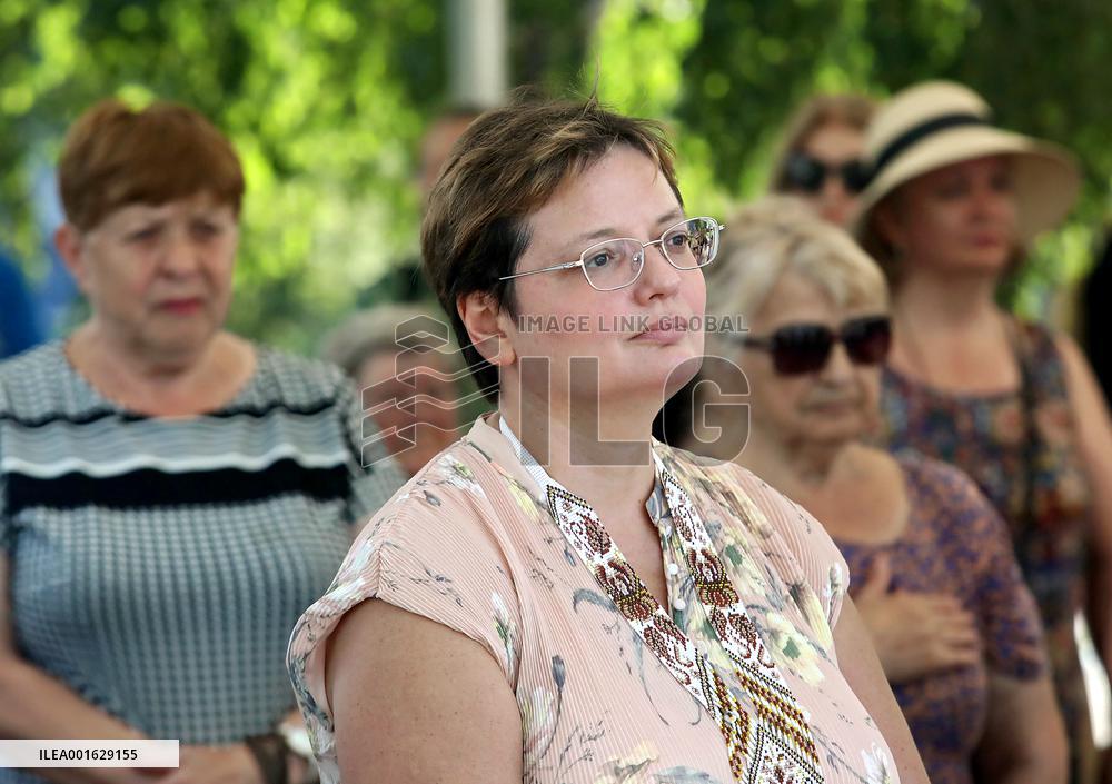 Awards ceremony of Taras Shevchenko National Prize in Borodianka