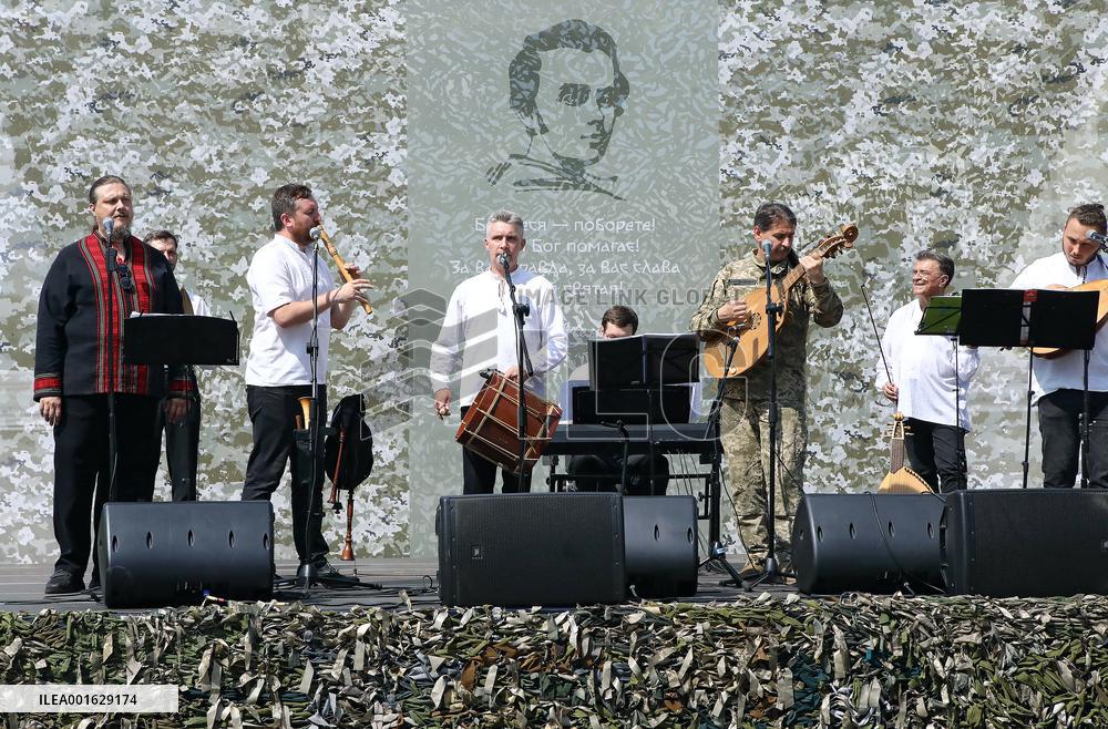 Awards ceremony of Taras Shevchenko National Prize in Borodianka