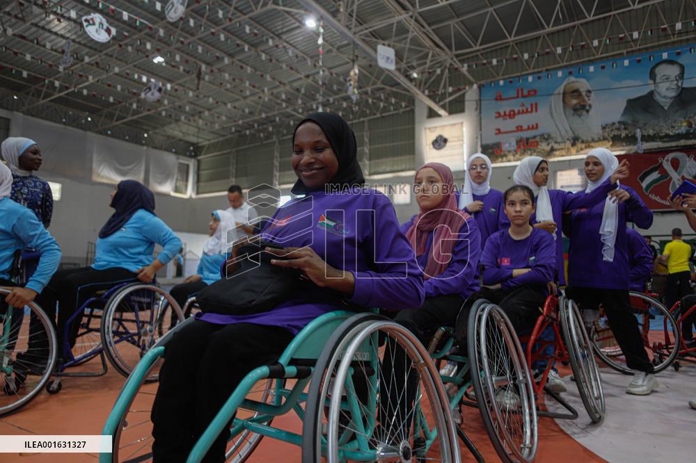 Final Basketball Tournament For The Injured - Gaza