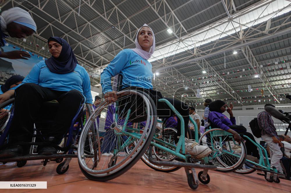 Final Basketball Tournament For The Injured - Gaza