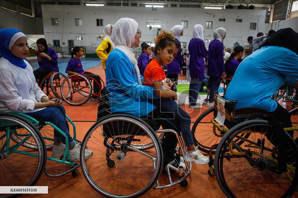 Final Basketball Tournament For The Injured - Gaza