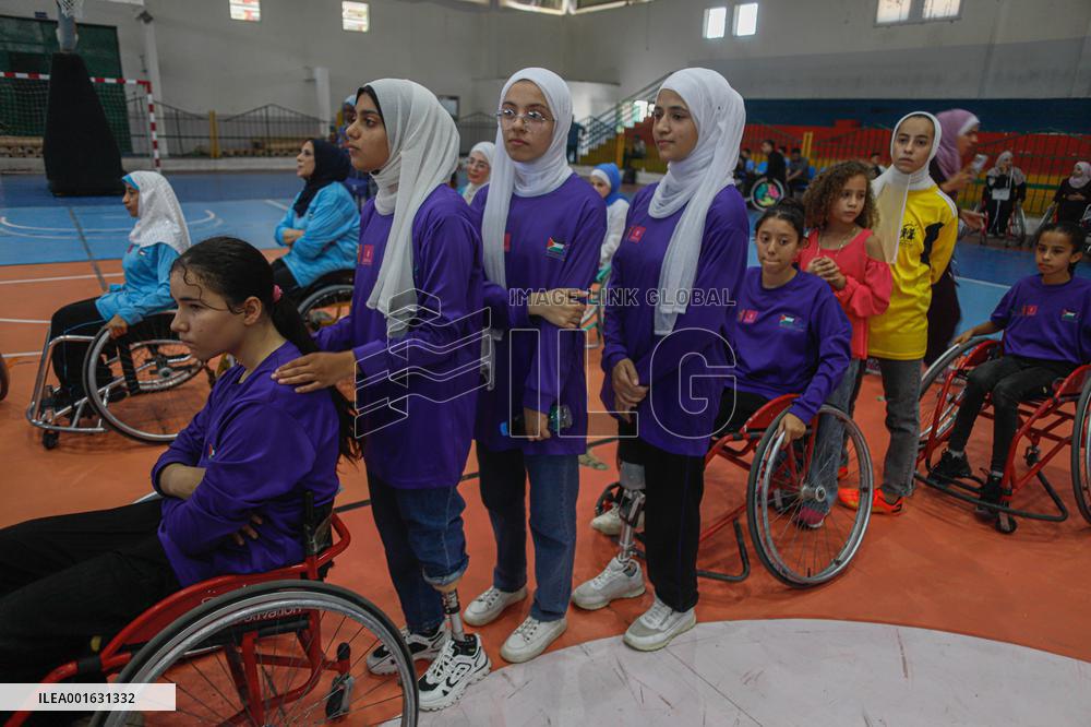 Final Basketball Tournament For The Injured - Gaza