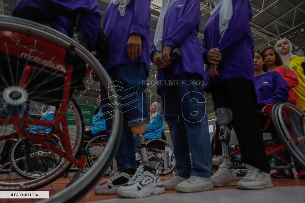 Final Basketball Tournament For The Injured - Gaza