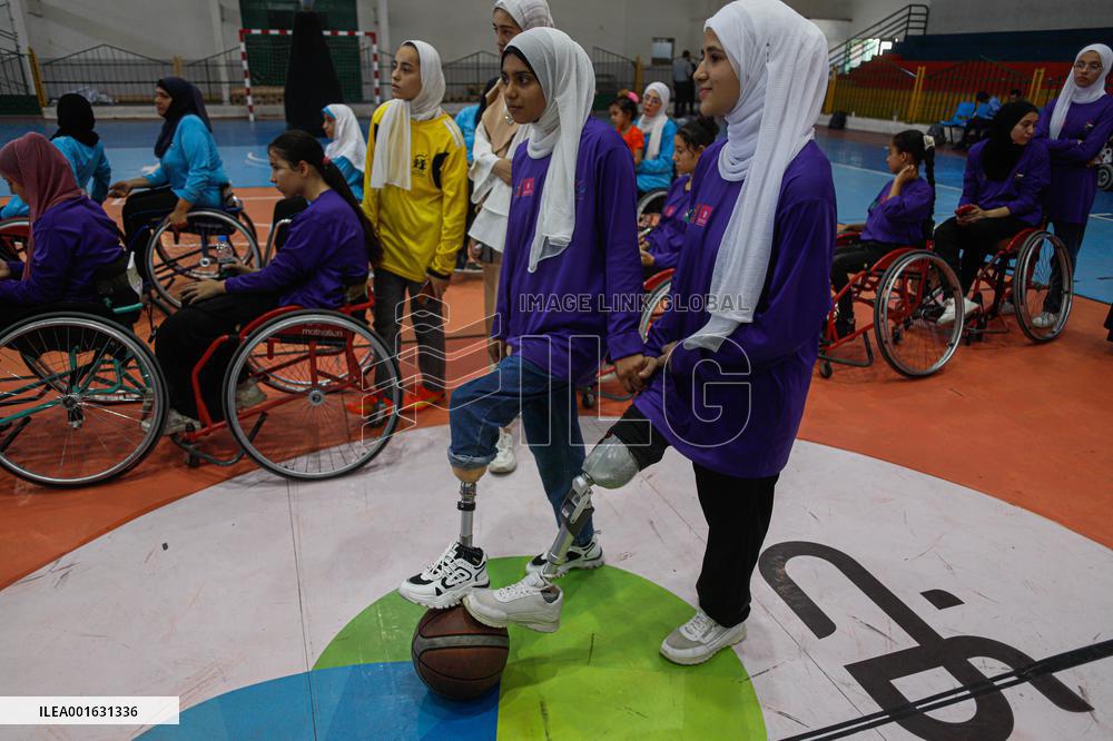 Final Basketball Tournament For The Injured - Gaza