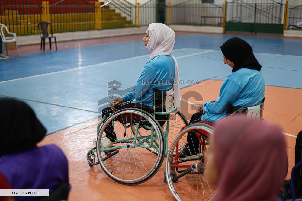 Final Basketball Tournament For The Injured - Gaza