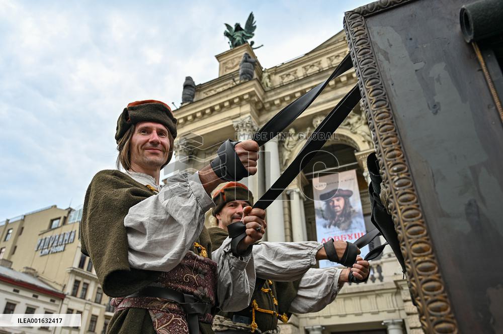 Dovbush film promotion event in Lviv