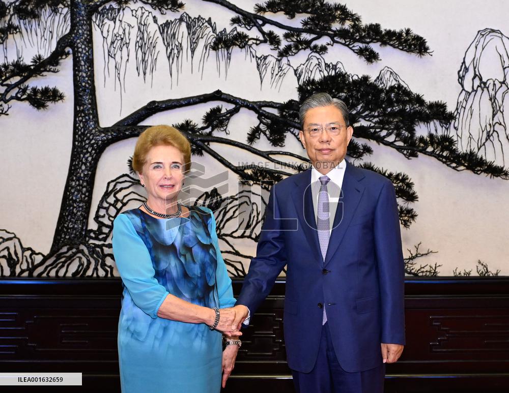 CHINA-BEIJING-ZHAO LEJI-HUNGARY-MEETING (CN)