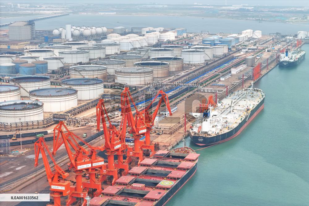 Yantai Port Crude Oil Throughput Increased