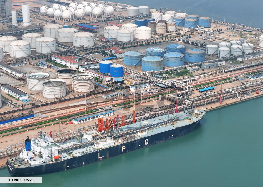 Yantai Port Crude Oil Throughput Increased