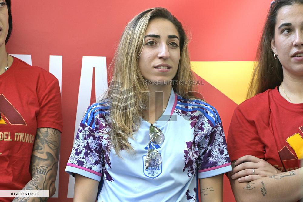 Spanish Women's National Soccer Team Arrives In Ibiza