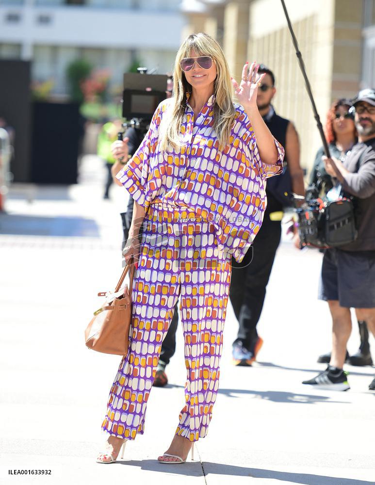 Heidi Klum At AGT - LA