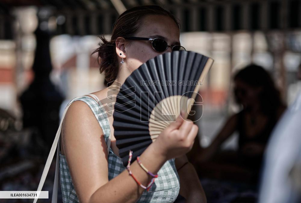 FRANCE-NICE-DAILY LIFE-HEATWAVE