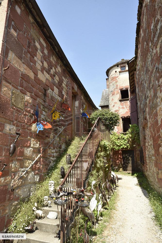The medieval town of Collonges-la-Rouge