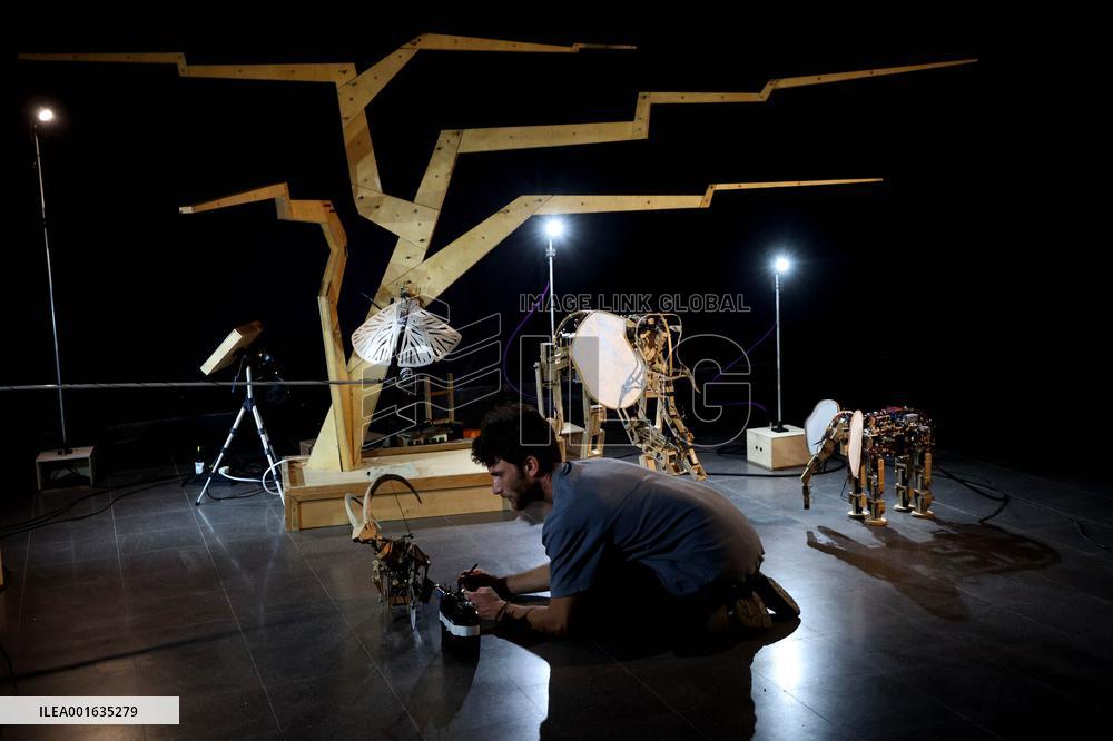 ISRAEL-BAT YAM-HANDMADE ROBOTS-EXHIBITION