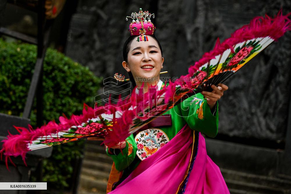 INDONESIA-SOUTH TANGERANG-FOLKLORE MUSIC AND DANCE  FESTIVAL